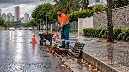 Desobstrução de Rede Pluvial